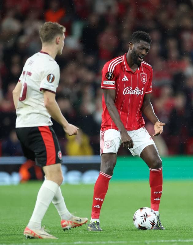 Football. UEFA Europa League. Nottingham Forest - FC Midtjylland. 02.10.2025