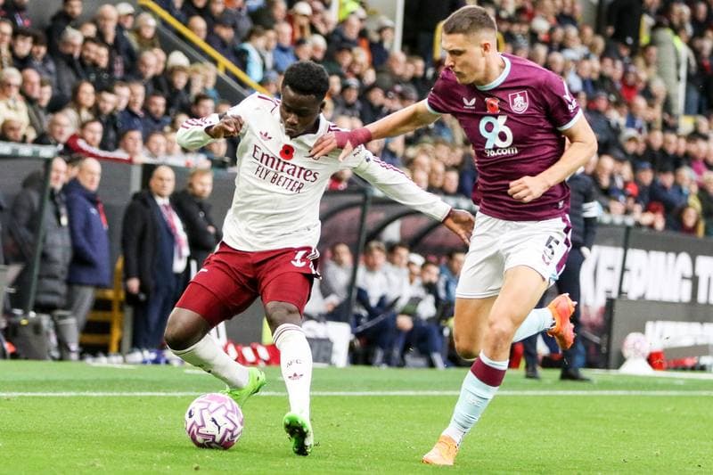 Football. Premier League. Burnley - Arsenal. 01.11.2025