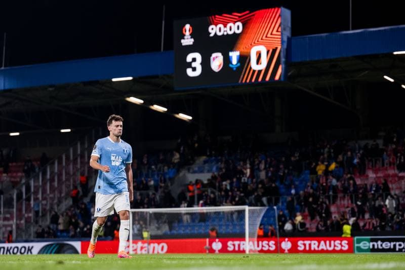 Football. UEFA Europa League. Viktoria Plzen - MalmA FF. 02.10.2025