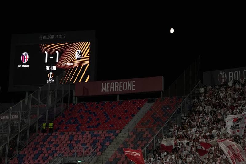 Football. UEFA Europa League. Bologna - Freiburg. 02.10.2025