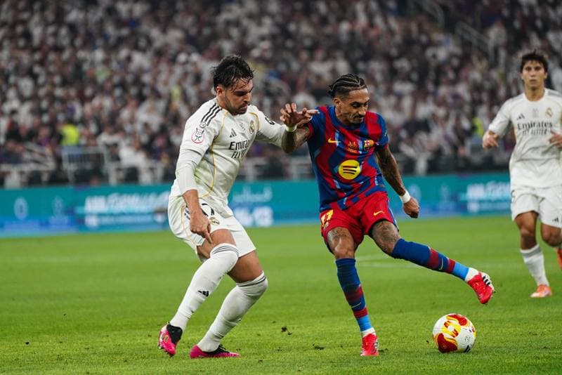 Football. Spanish Super Cup. Barcelona - Real Madrid. 11.01.2026