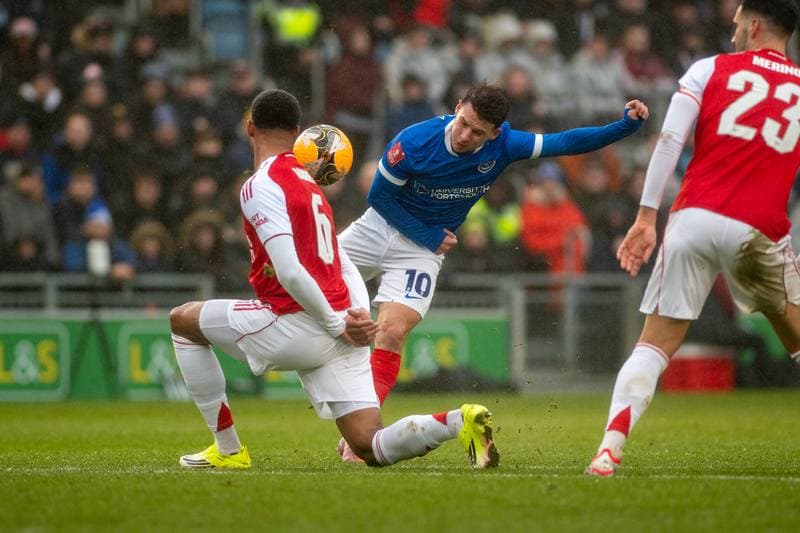 Football. Emirates FA Cup. Portsmouth - Arsenal. 11.01.2026