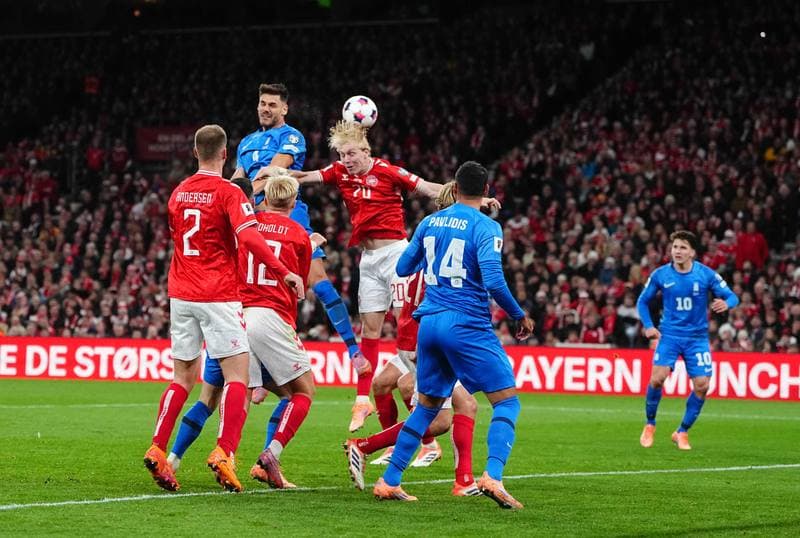 Football. World Cup Qualifiers. Denmark - Greece. 12.10.2025