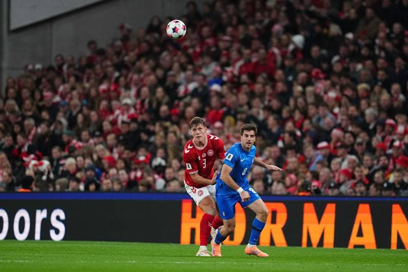 Football. World Cup Qualifiers. Denmark - Greece. 12.10.2025