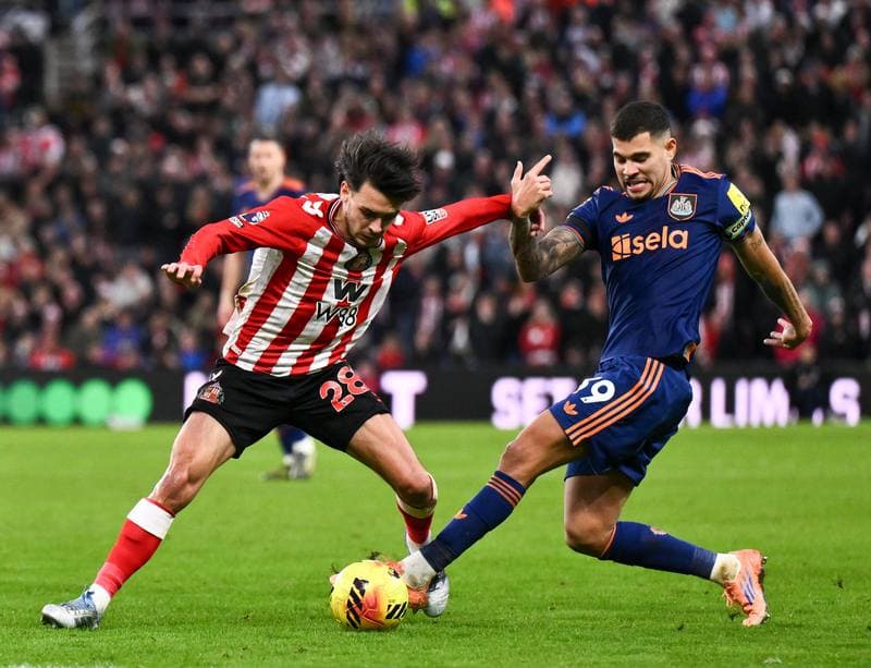 Football. Premier League. Sunderland - Newcastle United. 14.12.2025