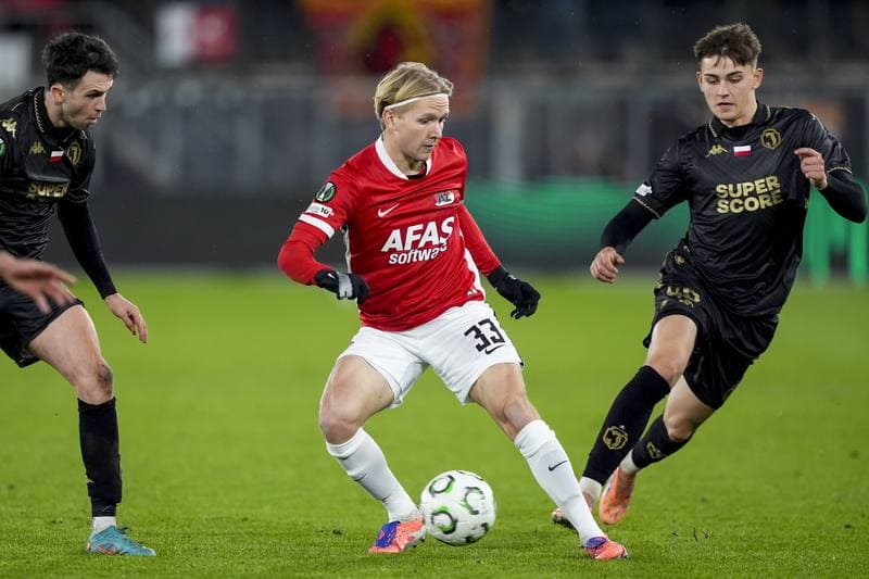 Football. UEFA Europa Conference League. AZ - Jagiellonia Bialystok. 18.12.2025