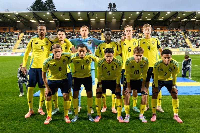 Football. UEFA Under-21 Qualifier. Sweden - Poland. 14.10.2025