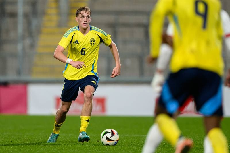 Football. UEFA Under-21 Qualifier. Sweden - Poland. 14.10.2025