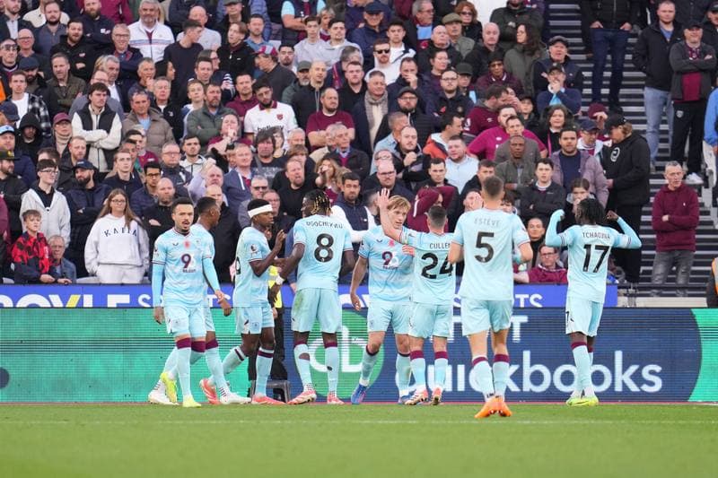 Football. Premier League. West Ham United - Burnley. 08.11.2025