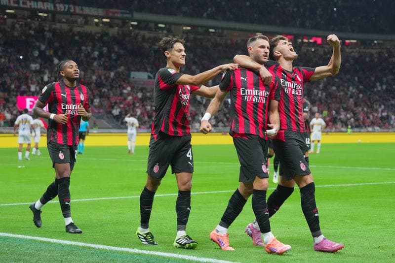 Football. Frecciarossa Italian Cup. Milan - Lecce. 23.09.2025