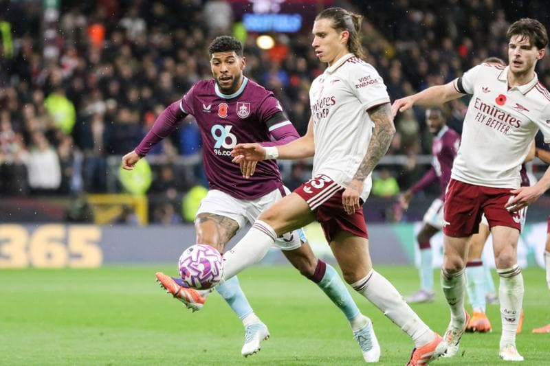 Football. Premier League. Burnley - Arsenal. 01.11.2025