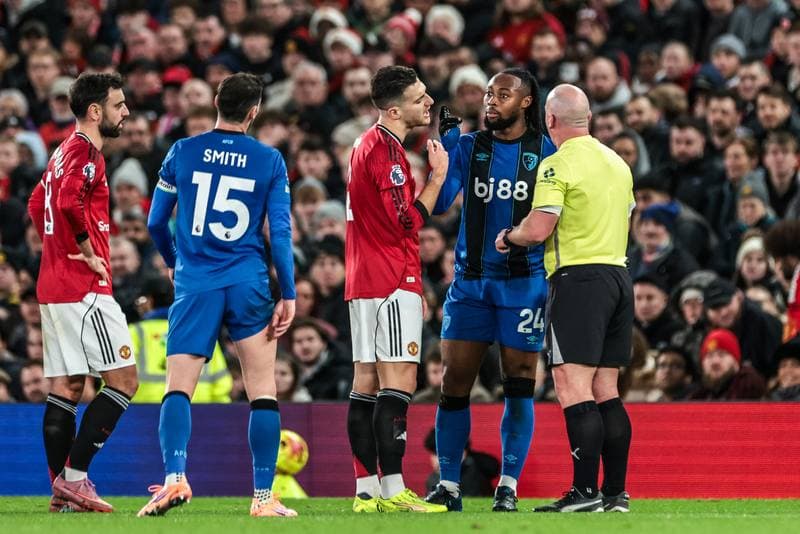 Football. Premier League. Manchester United - Bournemouth. 15.12.2025