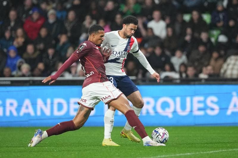 Football. Ligue 1. FC Metz - Paris Saint-Germain. 13.12.2025