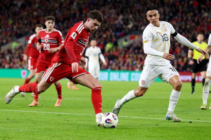 Football. 2026 FIFA World Cup Qualifiers. Wales - North Macedonia. 18.11.2025