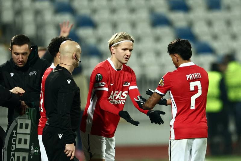 Football. UEFA Conference League. FC Drita - AZ Alkmaar. 11.12.2025