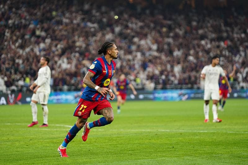 Football. Spanish Super Cup. Barcelona - Real Madrid. 11.01.2026