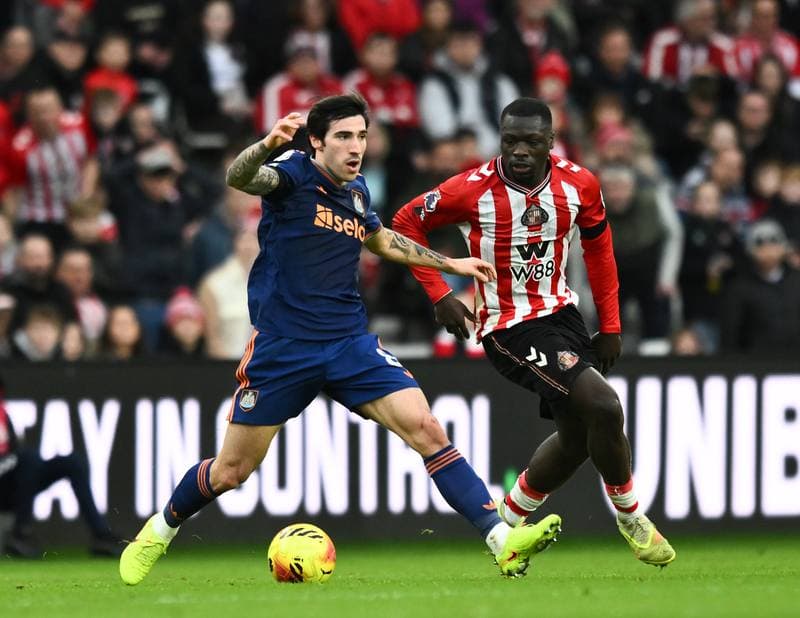 Football. Premier League. Sunderland - Newcastle United. 14.12.2025