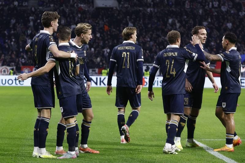Football. UEFA Europa League. Olympique Lyon - Go Ahead Eagles. 17.11.2025