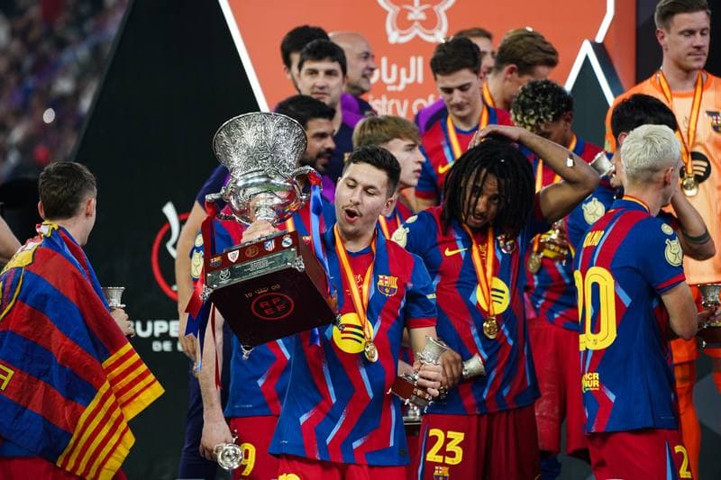 Football. Spanish Super Cup. Barcelona - Real Madrid. 11.01.2026