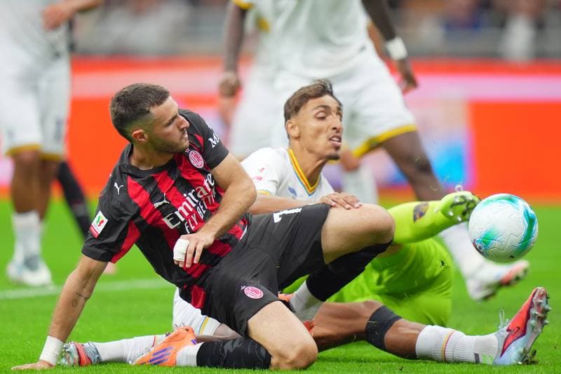Football. Frecciarossa Italian Cup. Milan - Lecce. 23.09.2025