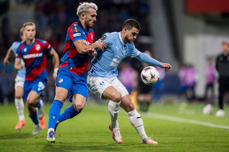 Football. UEFA Europa League. Viktoria Plzen - MalmA FF. 02.10.2025