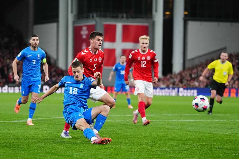 Football. World Cup Qualifiers. Denmark - Greece. 12.10.2025