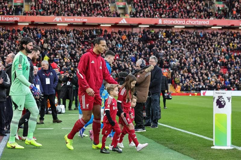 Football. Premier League. Liverpool - Wolverhampton Wanderers. 27.12.2025
