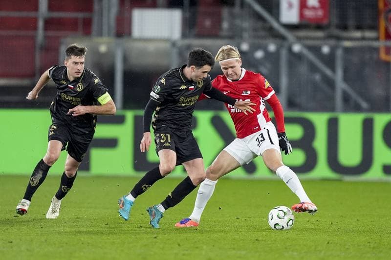 Football. UEFA Europa Conference League. AZ - Jagiellonia Bialystok. 18.12.2025