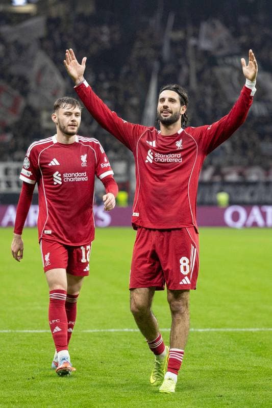 Football. UEFA Champions League. Eintracht Frankfurt - Liverpool. 22.10.2025