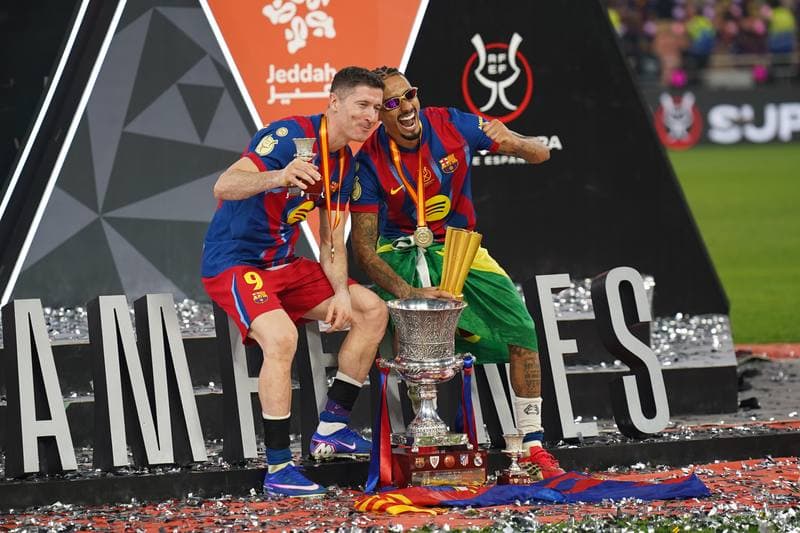 Football. Spanish Super Cup. Barcelona - Real Madrid. 11.01.2026