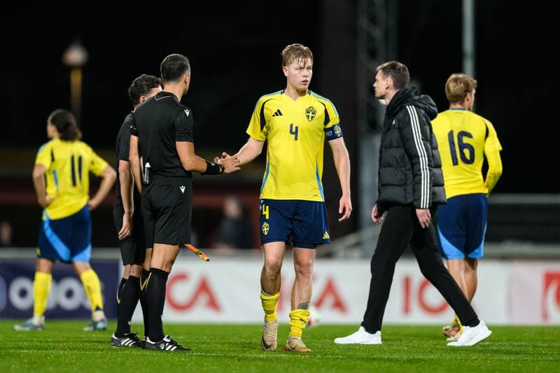 Football. UEFA Under-21 Qualifier. Sweden - Poland. 14.10.2025