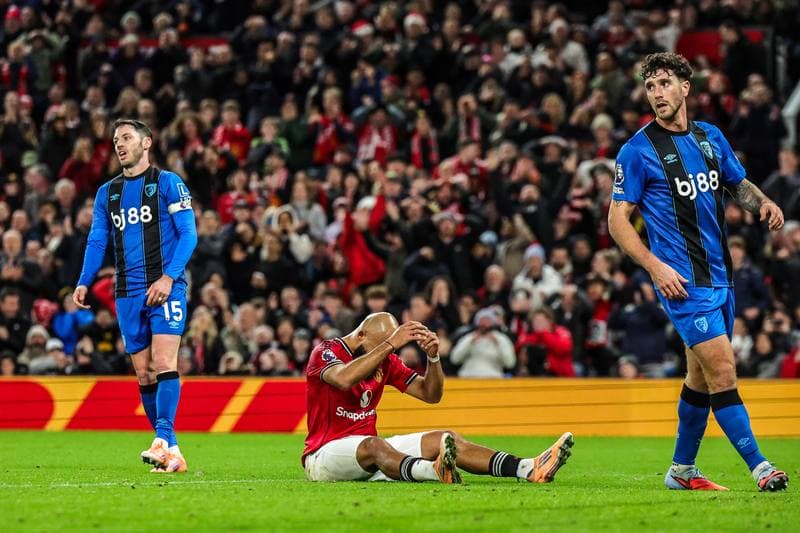 Football. Premier League. Manchester United - Bournemouth. 15.12.2025
