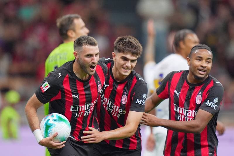 Football. Frecciarossa Italian Cup. Milan - Lecce. 23.09.2025