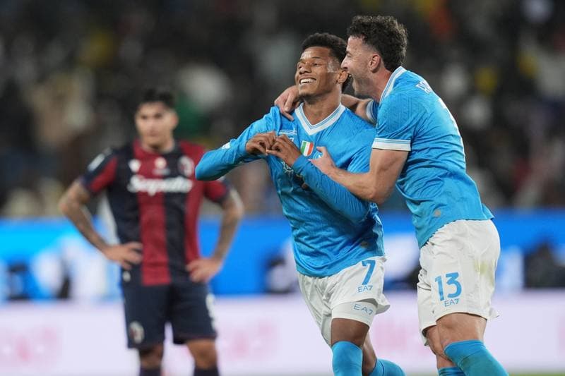 Football. EA Sports FC Supercup. Napoli - Bologna. 22.12.2025