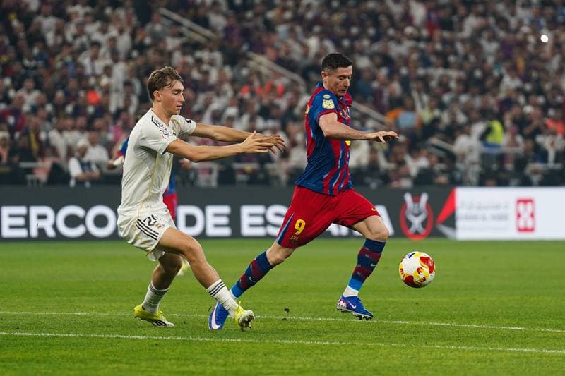 Football. Spanish Super Cup. Barcelona - Real Madrid. 11.01.2026