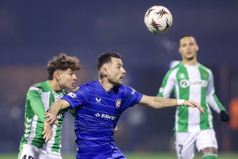 Football. UEFA Europa League. GNK Dinamo - Real Betis. 11.12.2025