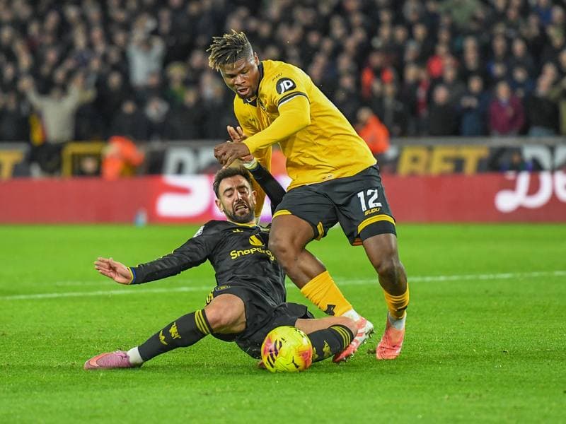Football. Premier League. Wolverhampton Wanderers - Manchester United. 08.12.2025