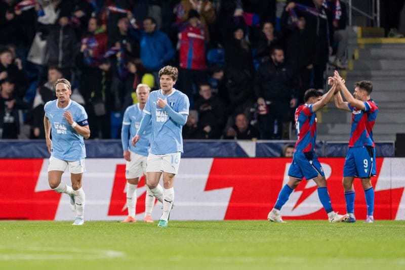 Football. UEFA Europa League. Viktoria Plzen - MalmA FF. 02.10.2025