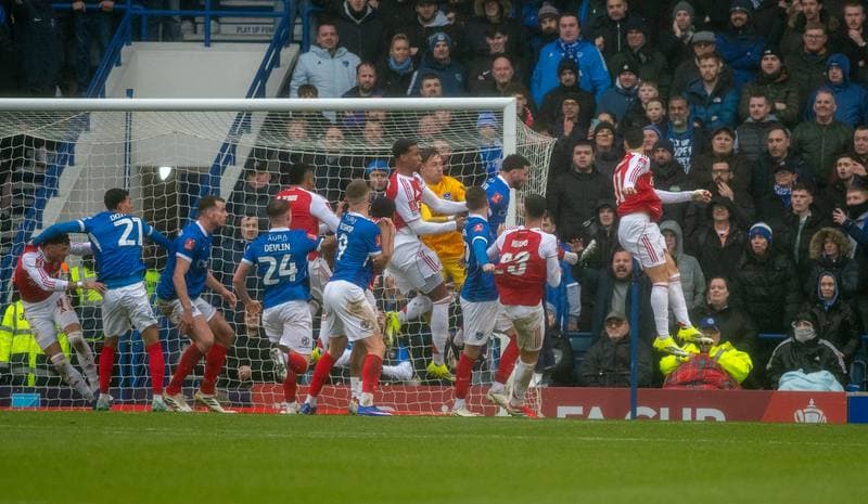 Football. Emirates FA Cup. Portsmouth - Arsenal. 11.01.2026