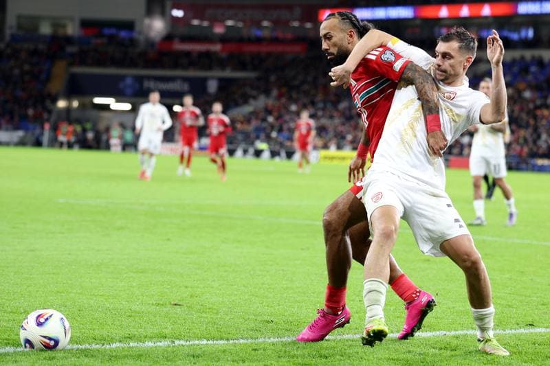 Football. 2026 FIFA World Cup Qualifiers. Wales - North Macedonia. 18.11.2025