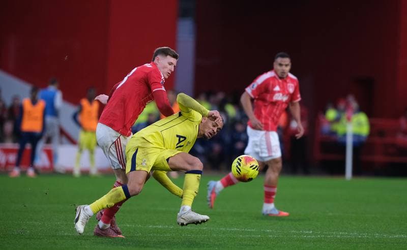 Football. Premier League. Nottingham Forest - Tottenham Hotspur. 14.12.2025