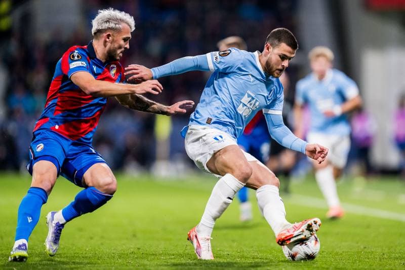 Football. UEFA Europa League. Viktoria Plzen - MalmA FF. 02.10.2025