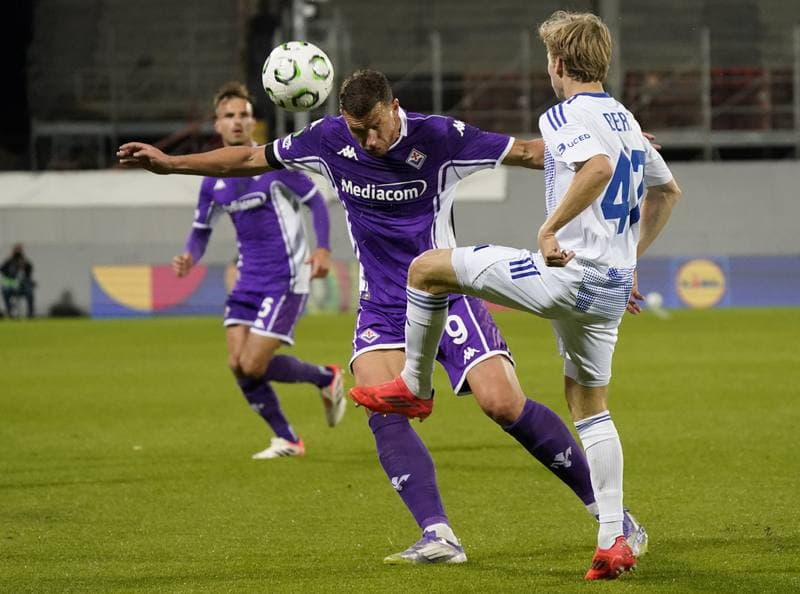 Football. UEFA Europa Conference League. Fiorentina - Sigma. 02.10.2025