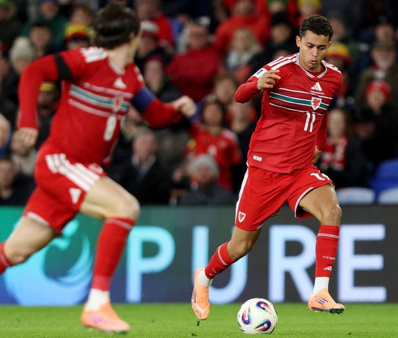 Football. 2026 FIFA World Cup Qualifiers. Wales - North Macedonia. 18.11.2025