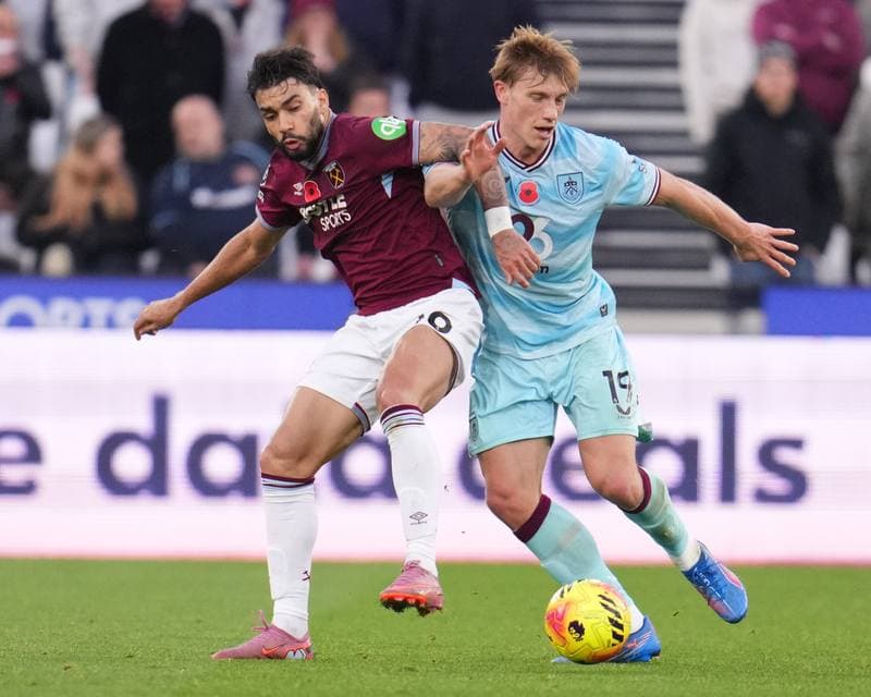Football. Premier League. West Ham United - Burnley. 08.11.2025