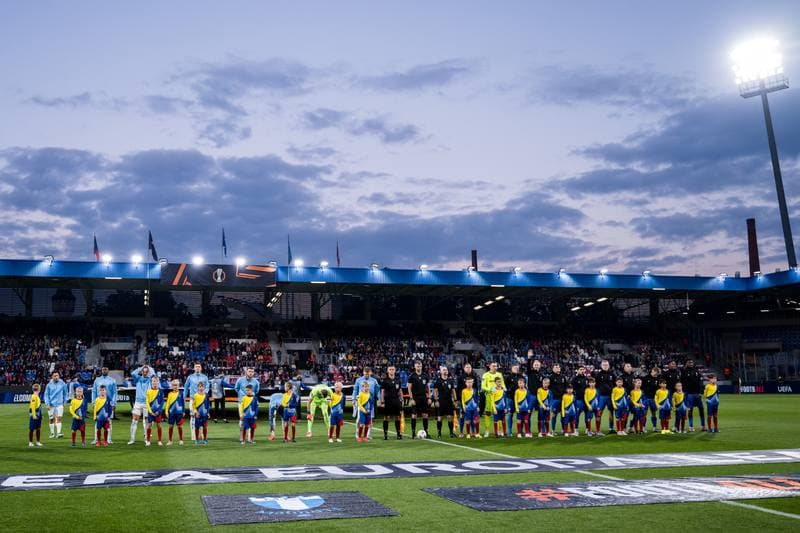 Football. UEFA Europa League. Viktoria Plzen - MalmA FF. 02.10.2025