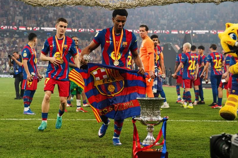 Football. Spanish Super Cup. Barcelona - Real Madrid. 11.01.2026