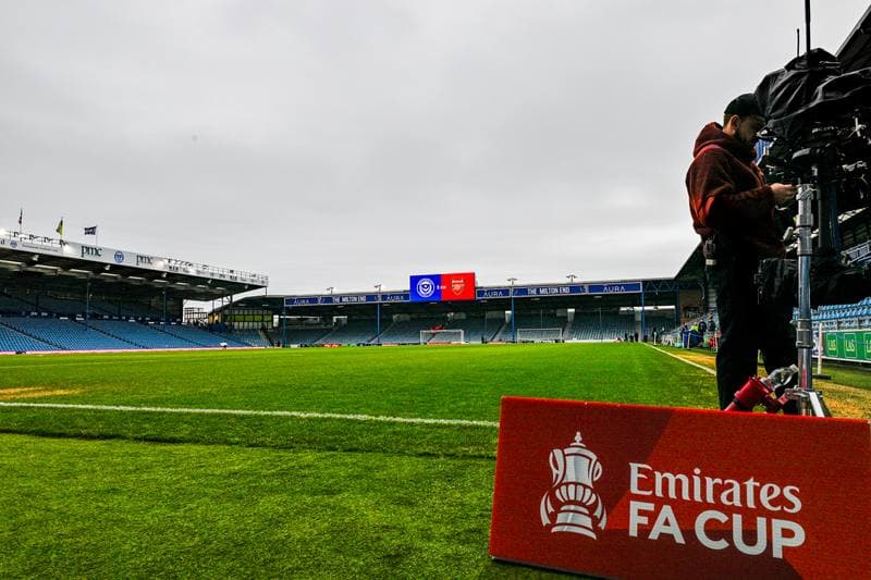 Football. Emirates FA Cup. Portsmouth - Arsenal. 11.01.2026