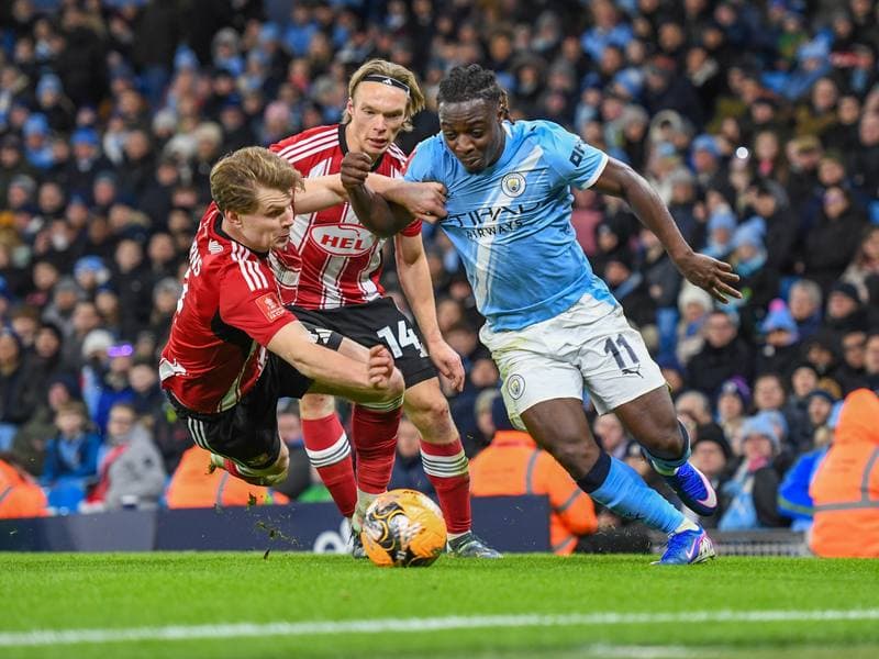 Football. Emirates FA Cup. Manchester City - Exeter City. 10.01.2026