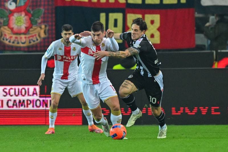 Football. Serie A. Udinese - Genoa. 08.12.2025